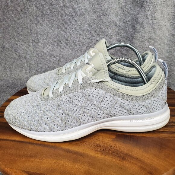 APL Shoes Men's 9 Gray Techloom Phantom Lace Up Low Top Athletic Sneakers - Picture 3 of 12